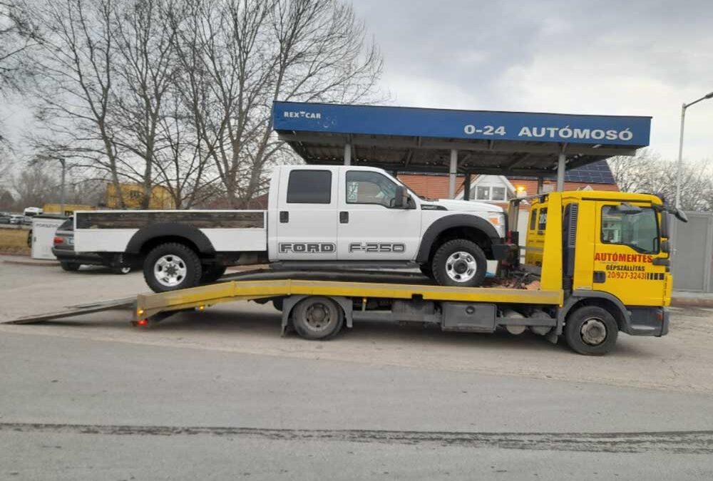 Autómentés Budapesten: Amerikai Típusú Ford Ranger Pickup Szállítása